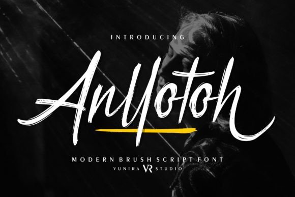 Anllotoh: A Modern Script Font for Elegant Editorial Design