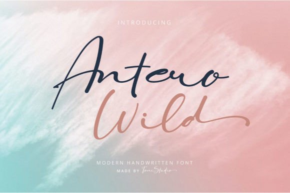 Antero Wild: A Versatile Script Font for Modern Web and Brand Design