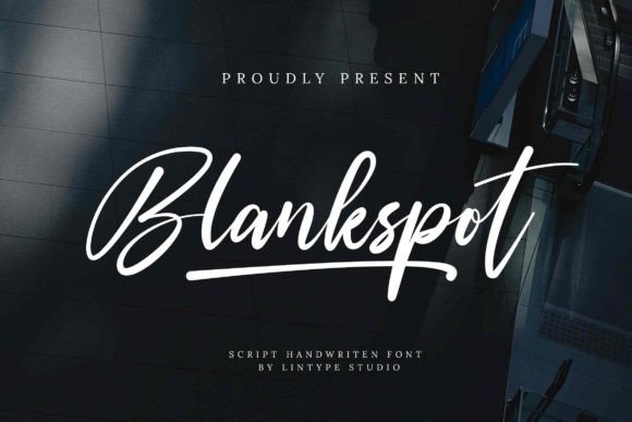Blankspot: A Handwritten Script Font That Brings Warmth and Personality to Branding
