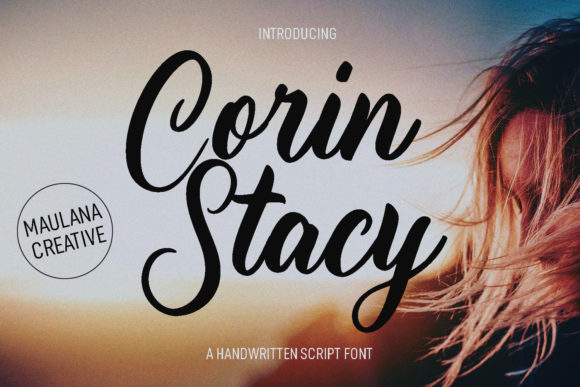 Corin Stacy: A Bold Script Font for Modern Web and Brand Design