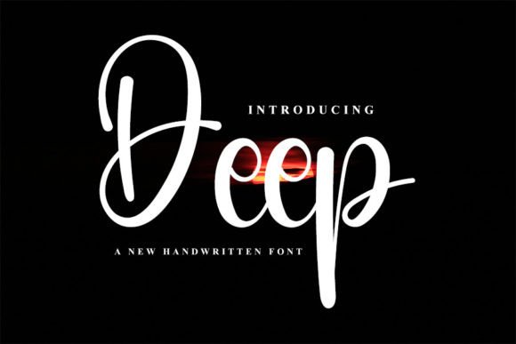 Deep: A Handwritten Font That Elevates Brand Identity with Elegance