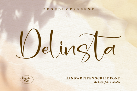 Delinsta Font: A Web Designer’s Review of This Elegant Script Typeface