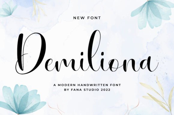 Demiliona: A Sweet Script Font That Elevates Small Business Branding