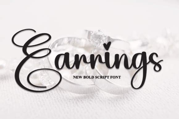 Earrings Font: A Designer’s Touch for Elegant Editorial Layouts