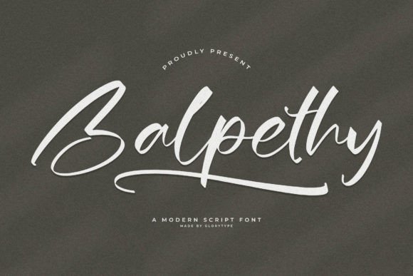 Enhancing Editorial Design with the Balpethy Script Font