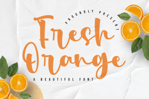 Fresh Orange: A Handwritten Font That Elevates Editorial Design