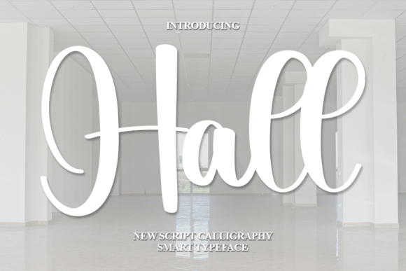 Hall: A Handwritten Font That Elevates Modern Branding Projects