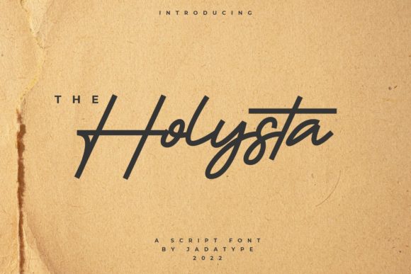 Holysta: A Delicate Script Font for Modern Web and Digital Design