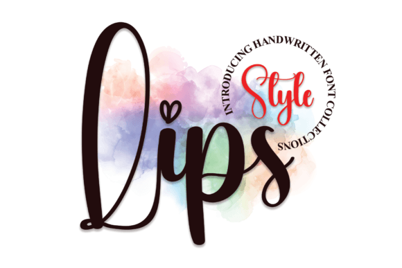 Lips: A Handwritten Font That Adds Charm to Your Craft and Product Designs