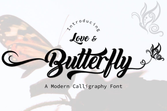 Love and Butterfly Font: A Small Business Branding Essential