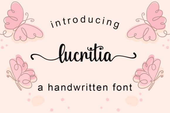 Lucritia: A Script Font That Elevates Editorial Design