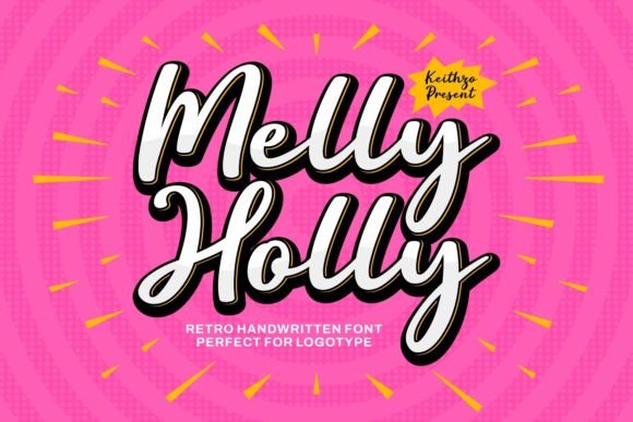 Melly Holly: A Modern Handwritten Font That Elevates Small Business Branding