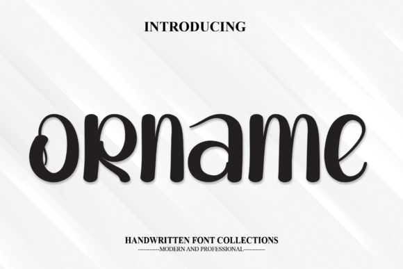 Orname: A Joyful Handwritten Font for Modern Web Design Projects