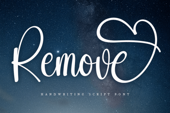 Remove: A Handwritten Font That Elevates Modern Editorial Design