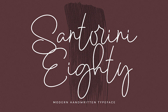 Santorini Eighty: The Script Font That Elevates Campaign Typography