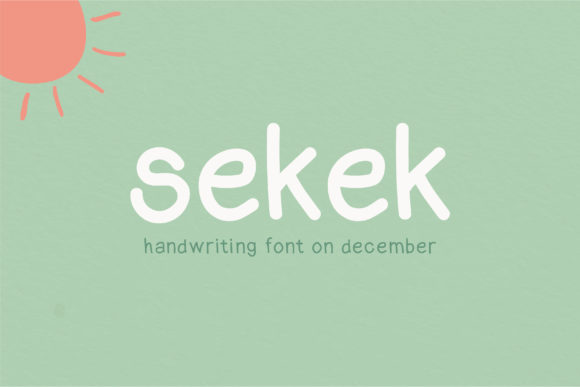 Sekek: A Playful Display Font for Modern Editorial Design