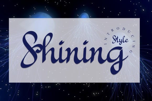 Shining: A Versatile Script Font for Modern Web Design