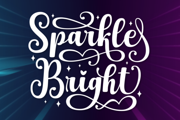 Sparkle Bright: A Stylish Script Font for Elegant Editorial Design