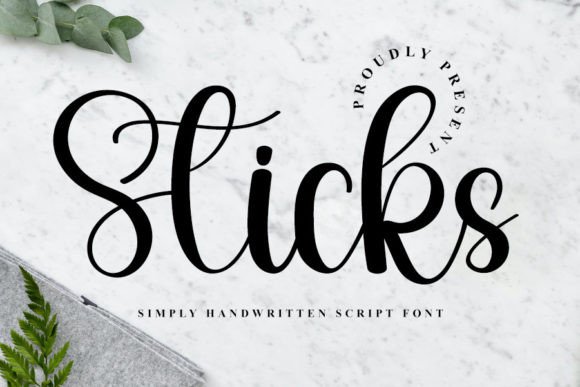 Sticks: A Trendy Handwritten Font for Modern Marketing Typography