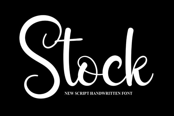 Stock: A Sweet Handwritten Font for Crafters and Product Makers