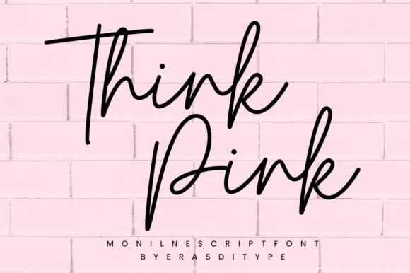 Think Pink: A Delicate Script Font for Elegant Branding