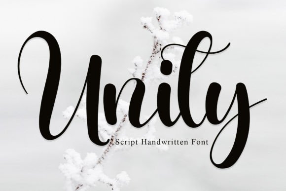 Unity Font Review: A Sweet Script for Romantic Branding Projects